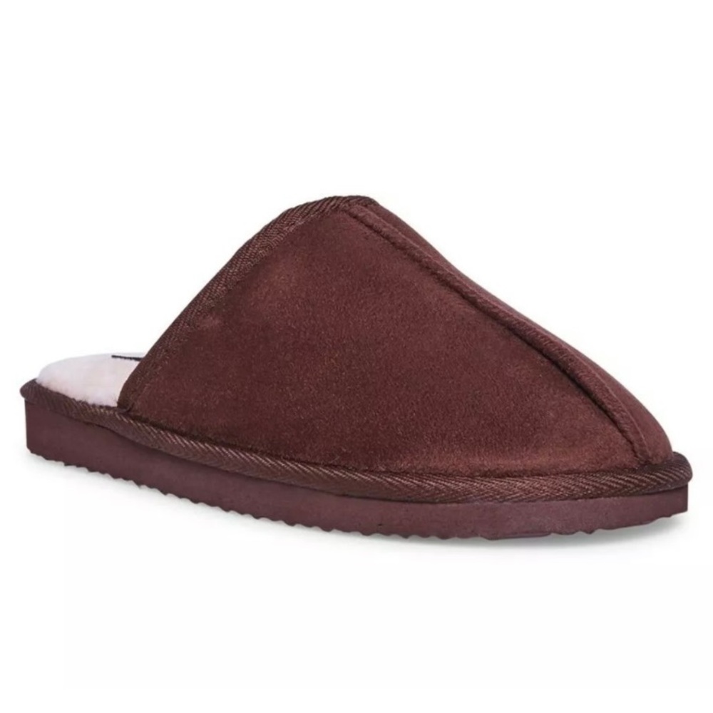 New Steve Madden Men's Faux Fur Clog Slippers Size 9